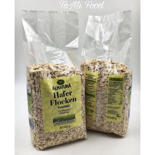 Yến mạch Cán Dẹt & Cán Vỡ Hafer Flocken 500gr, giảm cân tự nhiên ,5 phút ăn liền , Date T12/2023