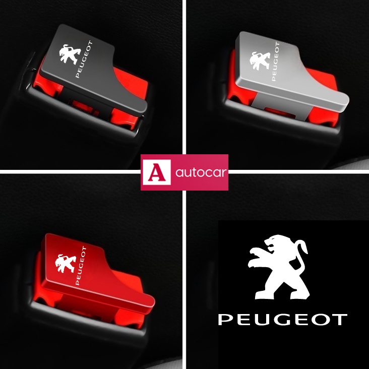 Chốt Khóa Dây Đai An Toàn Chuyên Dụng Cho Xe Hơi Peugeot 208 2008 3008 Rifter 301 Boxer 5008