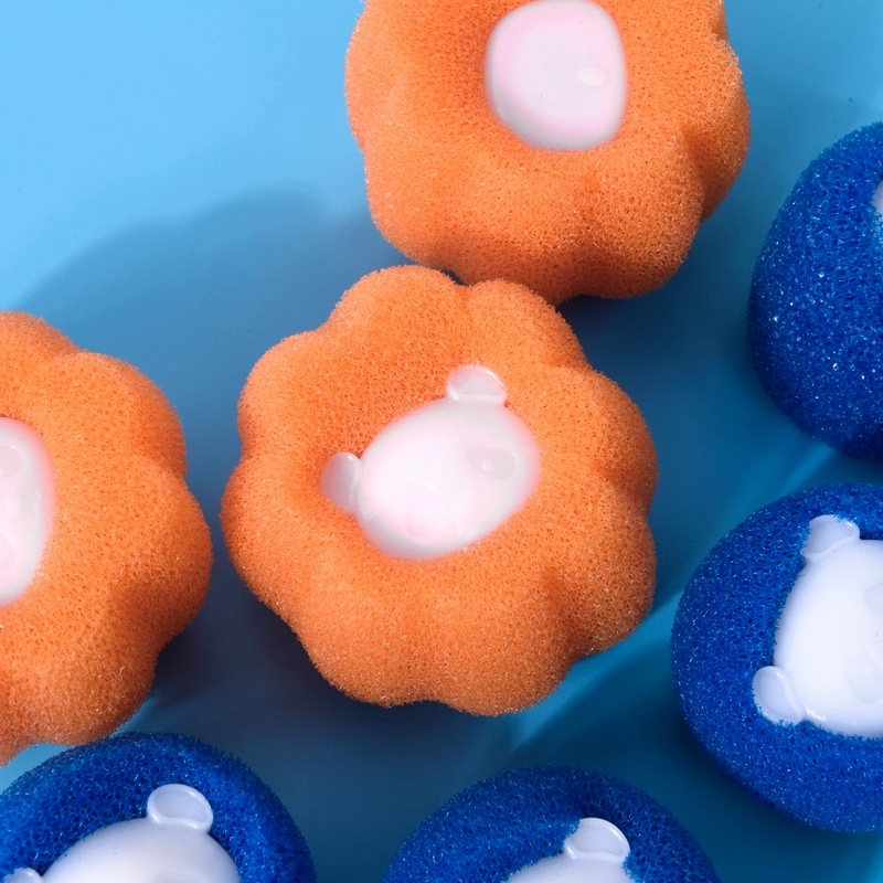 1 Bóng Giặt Đồ Khử Trùng Chống Xơ Vải Có Thể Tái Sử Dụng Cho Máy Giặt