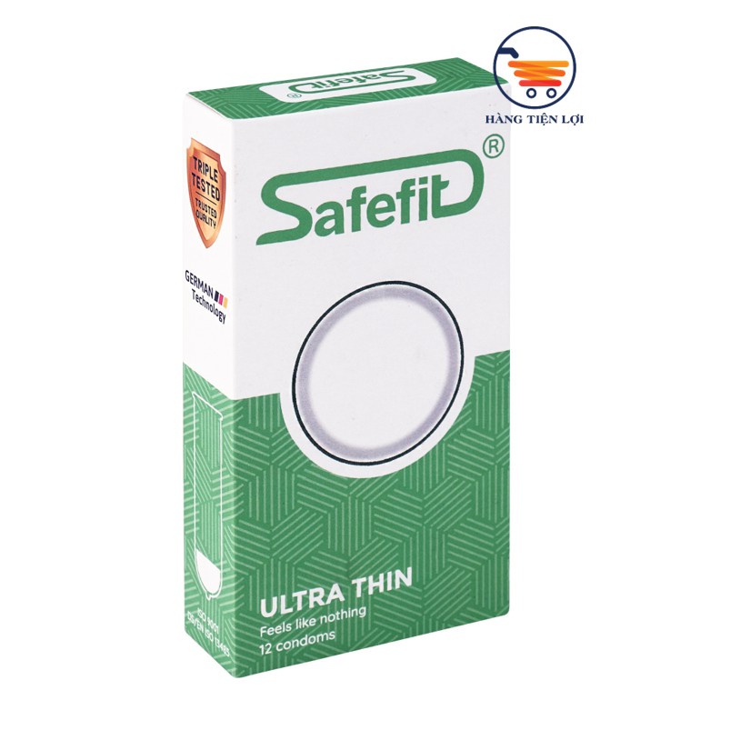 Bộ 3 hộp bao cao su Safefit 4in1 - Prolong - Untra thin - mỗi hộp 12 chiếc