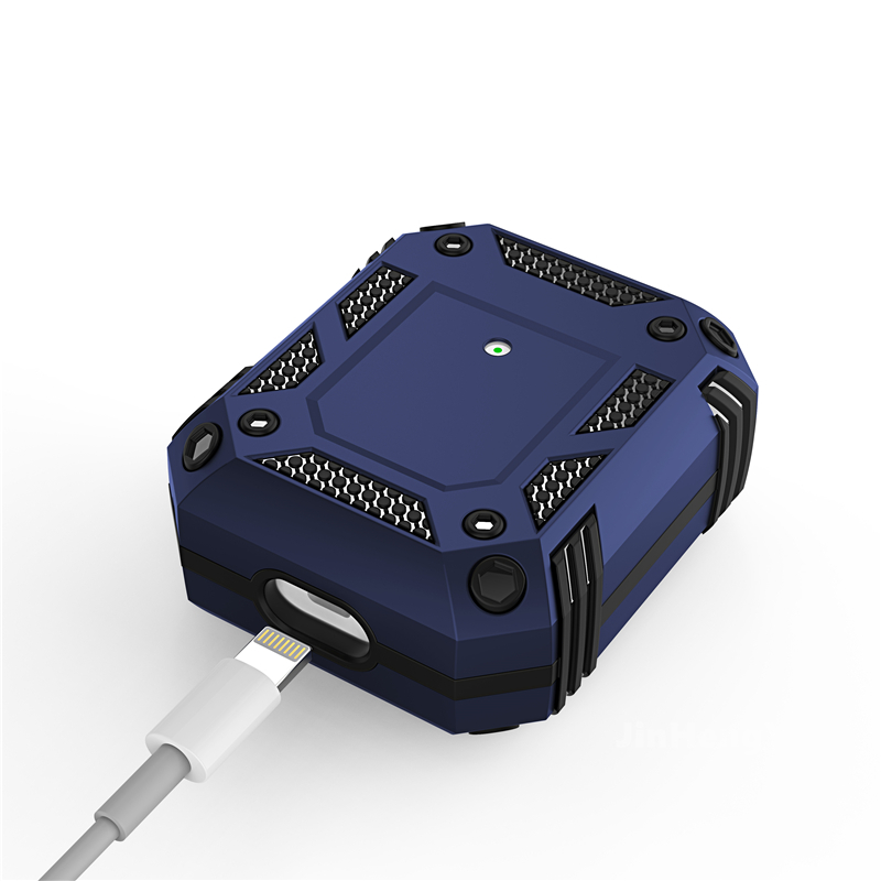 Ốp bảo vệ hộp sạc tai nghe thích hợp cho Airpods 1/ 2 có phụ kiện