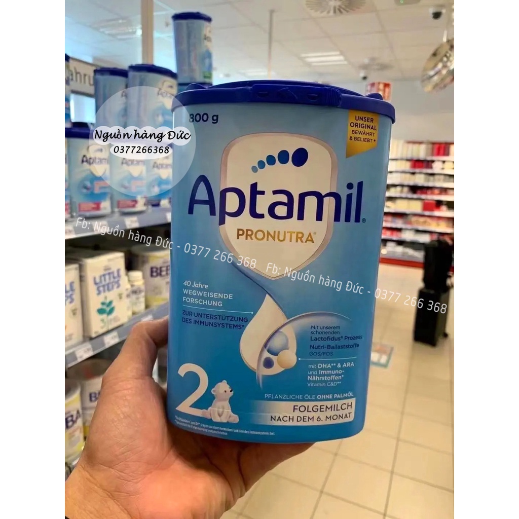 Sữa aptamil Đức (Aptamil xanh nội địa Đức) 800g số 2