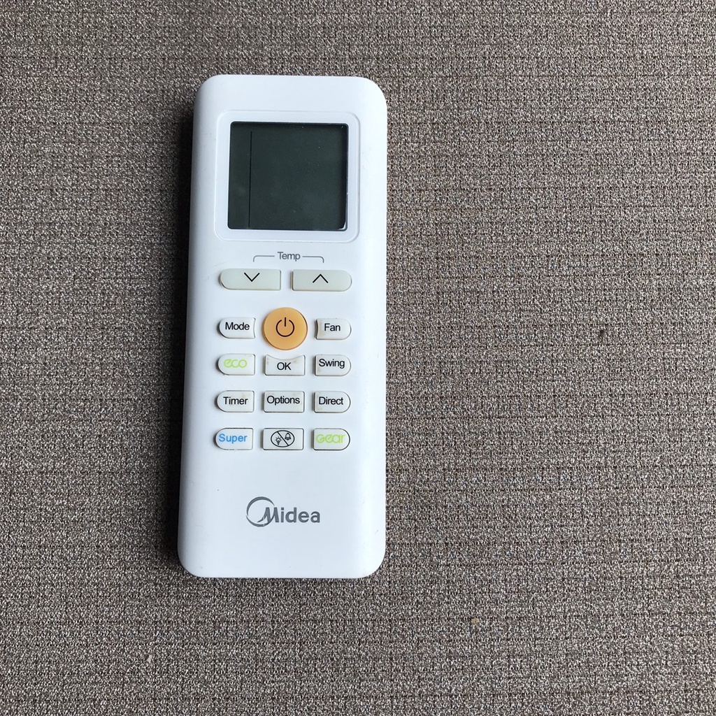 Điều khiển điều hòa midea dòng eco, Remote máy lạnh midea hàng zin