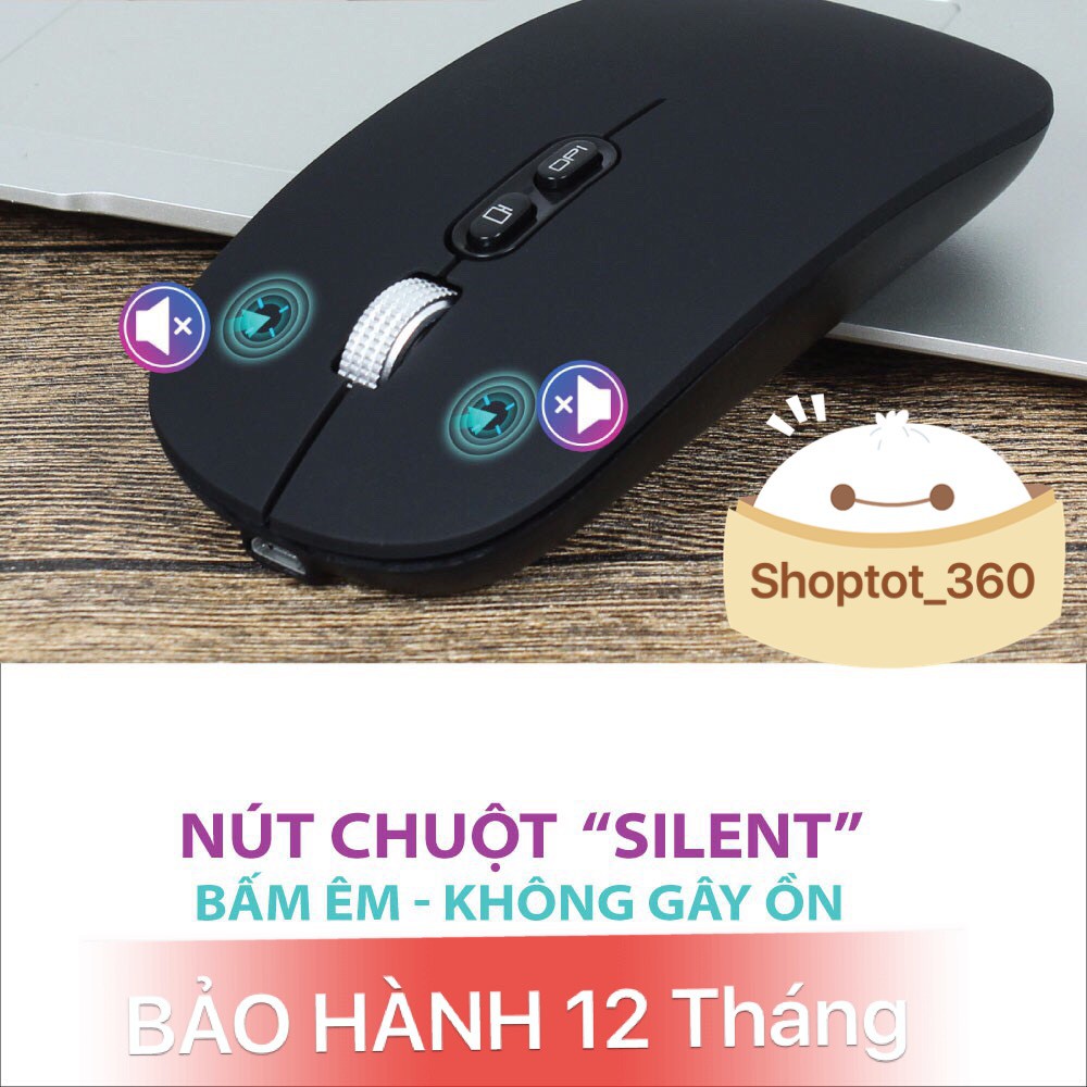 [Chuột Bluetooth]-Chuột không dây M103 Wireless+Bluetooth cao cấp sử dụng Laptop Macbook giá rẻ (Đầy đủ các màu)