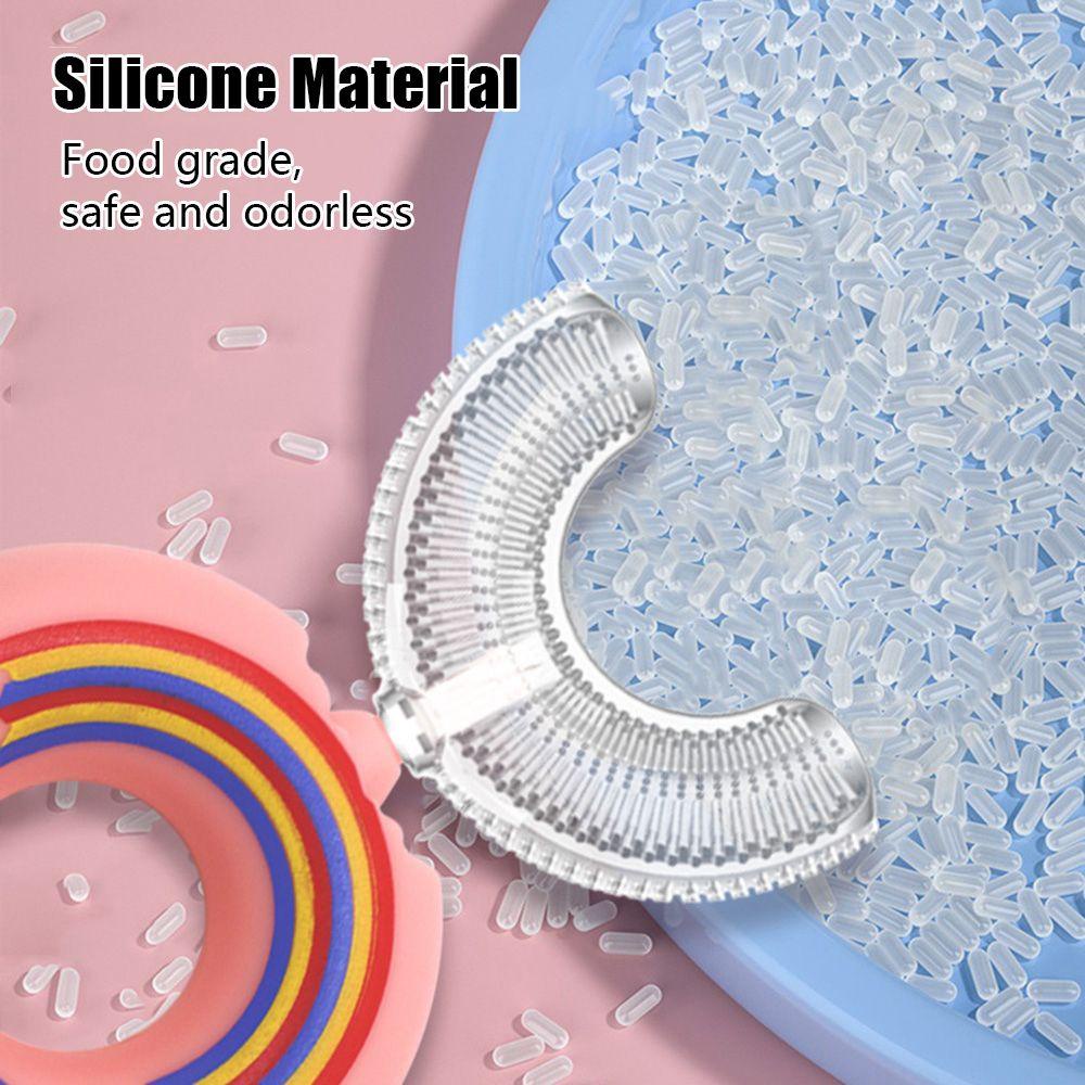 NIUYOU Bàn Chải Đánh Răng Bằng Silicon Mềm Không Mùi Thiết Kế Hình Chữ U An Toàn Cho