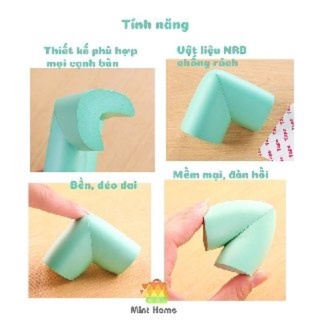 Set 4 bịt góc bàn xốp bọt biển
