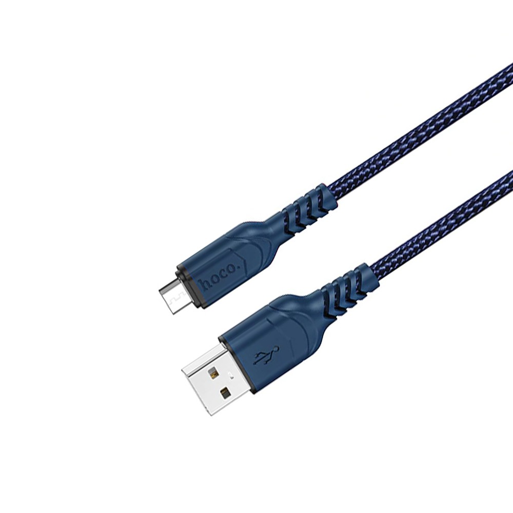 Cáp sạc nhanh Hoco X59 USB to Micro sạc nhanh 2.4A đầu sạc chống gẫy gập, đầu sạc chống gẫy gập, dài 100cm