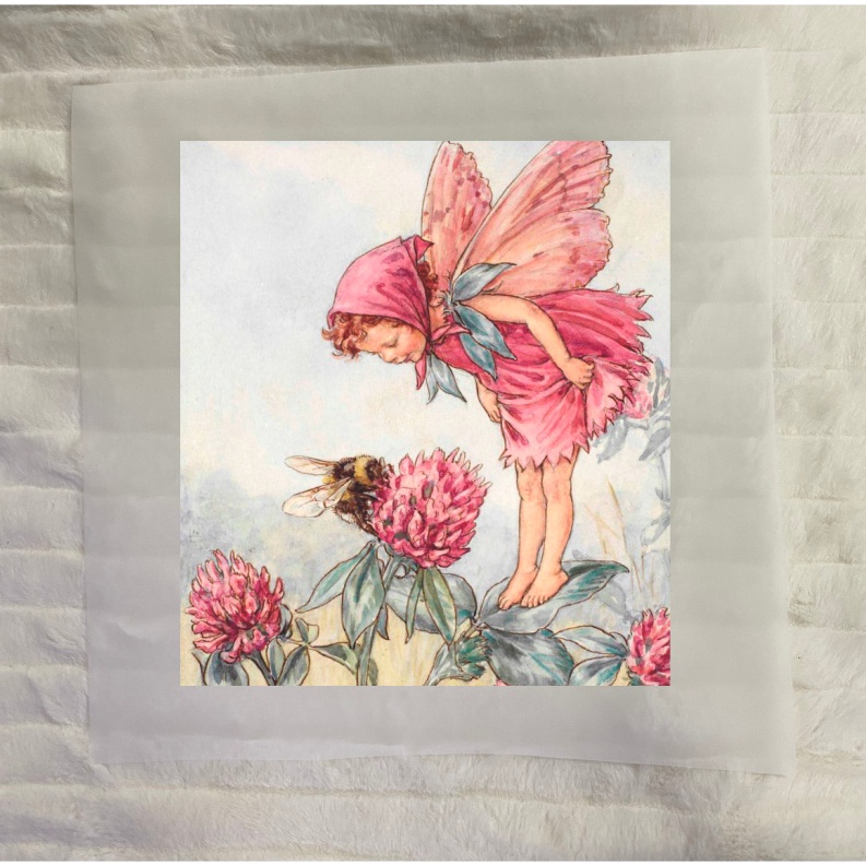 Hình in nhiệt vintage may váy lolita cho bé gái đủ kích thước