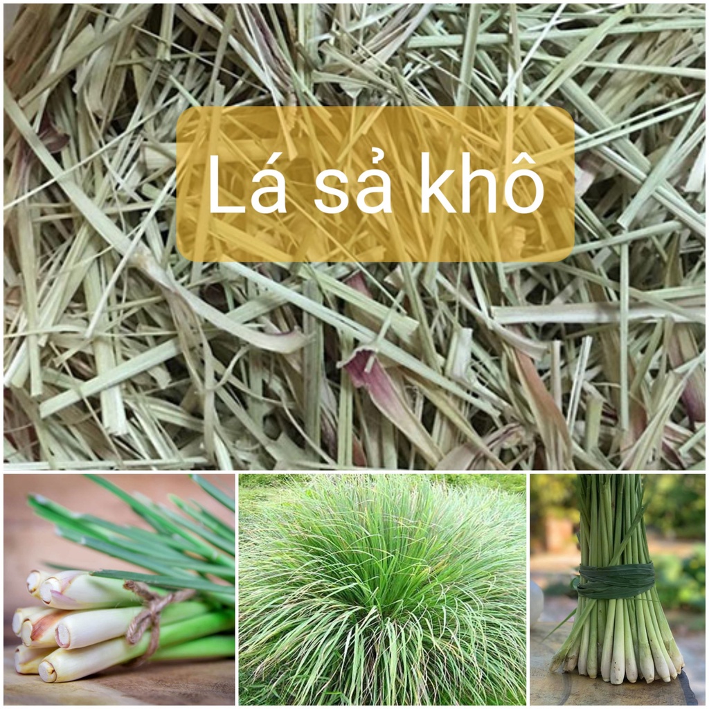 Lá sả khô dùng đốt với bếp xông thảo mộc giúp Thanh lọc không khí, Thanh tẩy nhà cửa, Xua đuổi côn trùng