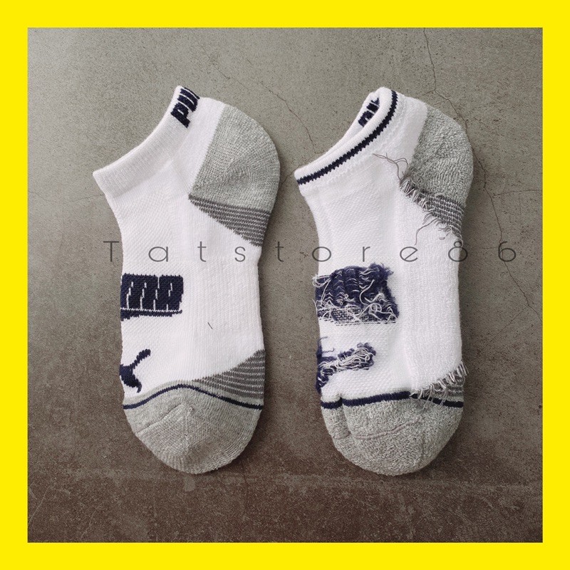 Tất thể thao -cổ ngắn nam nữ PUMA Vớ nữ cổ ngắn khử mùi thấm mồ hôi TT13