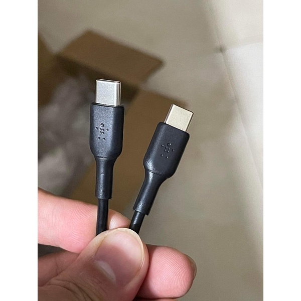 [ NEW NOBOX ] Cáp sạc nhanh USB Type C - C BOOST↑CHARGE™ Belkin 60W vỏ nhựa 1M