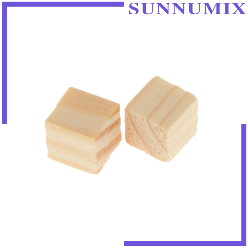 Bộ 50 Miếng Gỗ Hình Vuông 10x10mm Dùng Làm Đồ Thủ Công