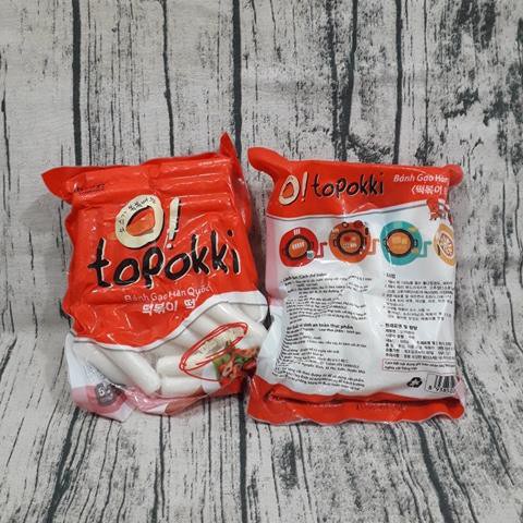 combo 1kg bánh gạo Tokpokki kèm 100g sốt tương ớt Hàn Quốc