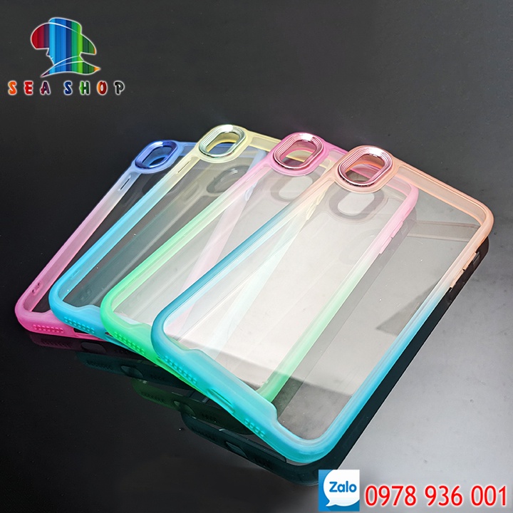 Ốp lưng iPhone X - XS - XS Max -Thiết kế cạnh dày bảo vệ camera -Chống sốc cao cấp - Lưng trong suốt, Không vàng ố
