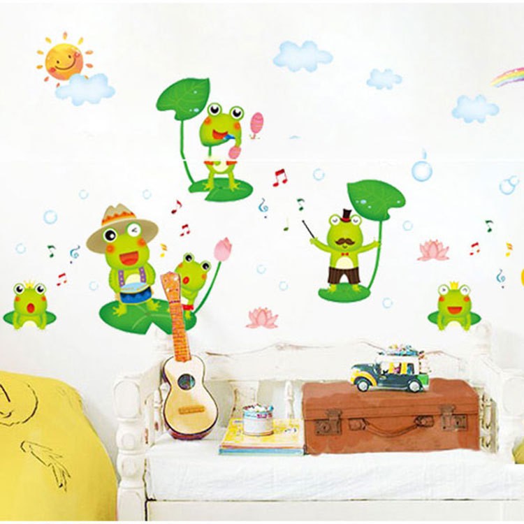 Decal dán tường, tranh dán tường động vật đáng yêu cho bé, tranh trang trí decor phòng nhiều mẫu lựa chọn - Mẫu 4