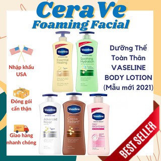 Sữa dưỡng thể toàn thân vaseline body lotion 725ml