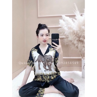 Đồ ngủ Pijama cộc tay lụa Latin