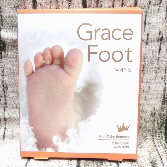 [HàngHot] Mặt nạ thay da bàn chân bị chai nứt Grace Foot Callus Remove