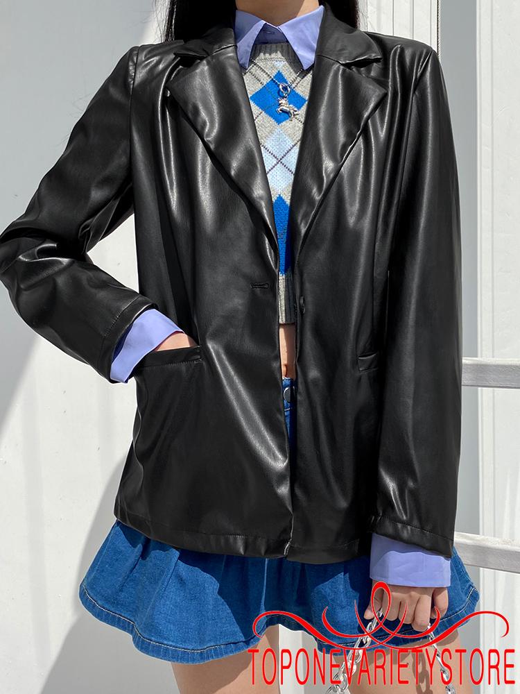 Áo Khoác Da Pu Thời Trang Nữ Cá Tính