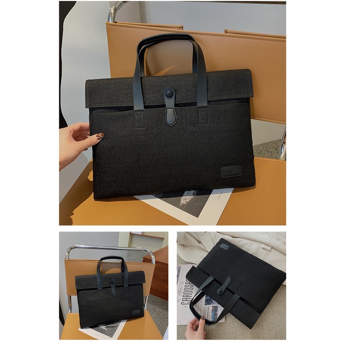 Túi Xách Đựng Laptop Macbook Air Pro13 14 15.6inch Thiết Kế Đơn Giản Cho Nam Nữ