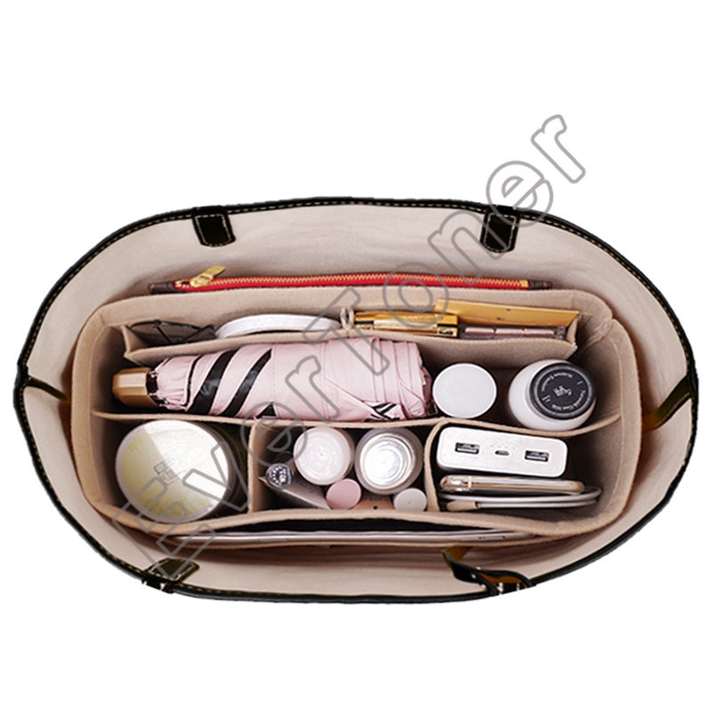 Túi chèn EVERTONER vải nỉ đựng đồ dùng mỹ phẩm mini đi du lịch dành cho túi xách Goyard GM PM