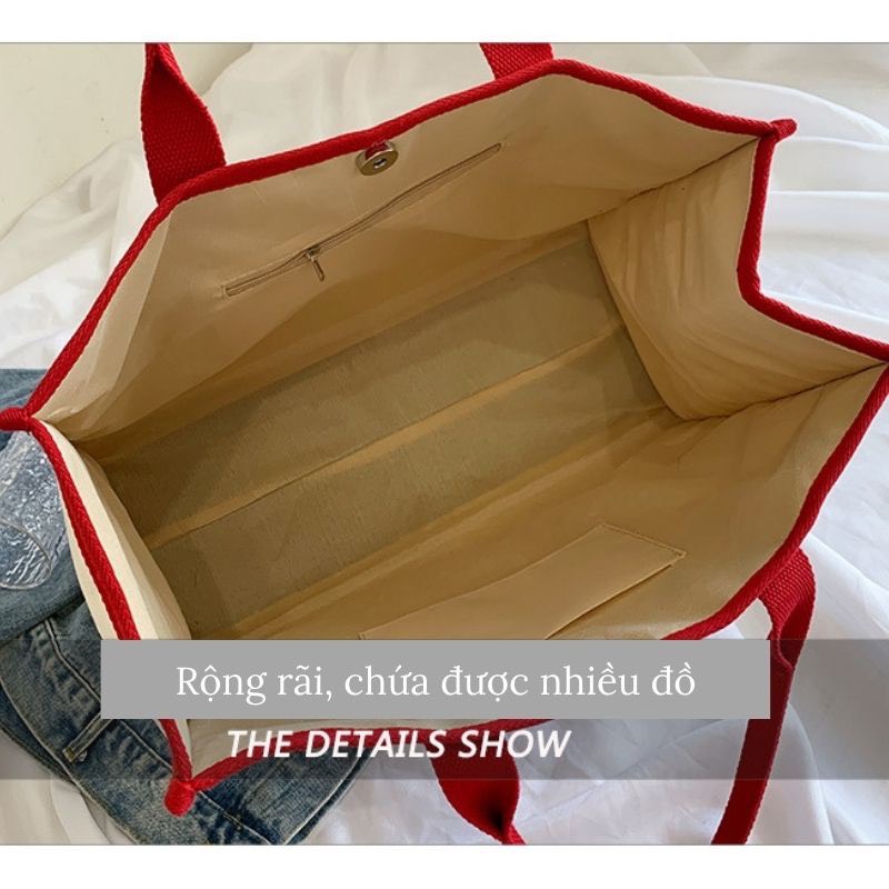 Túi quai xách gấu Dâu Lotso màu hồng siu đáng eo, đựng được nhiều đồ rất tiện lợi