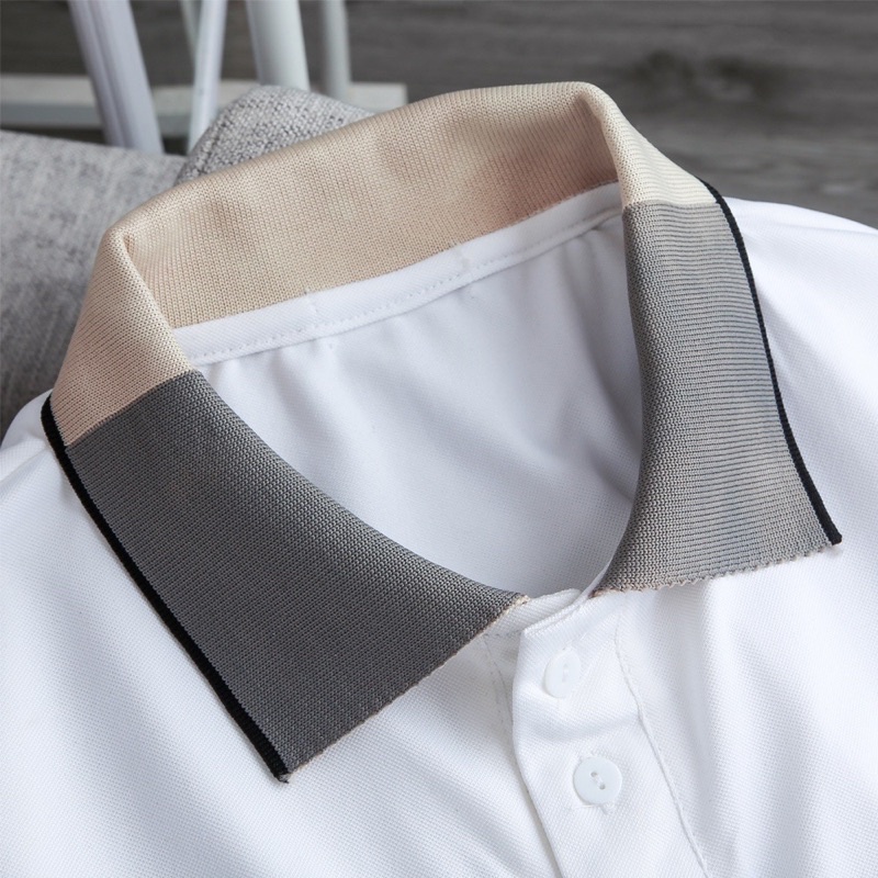 Áo Thun Polo Nam Thêu Hình Cao Cấp Chất Liệu Cotton Cá Sấu Co Dãn 4 Chiều Mặc Thoáng Mát