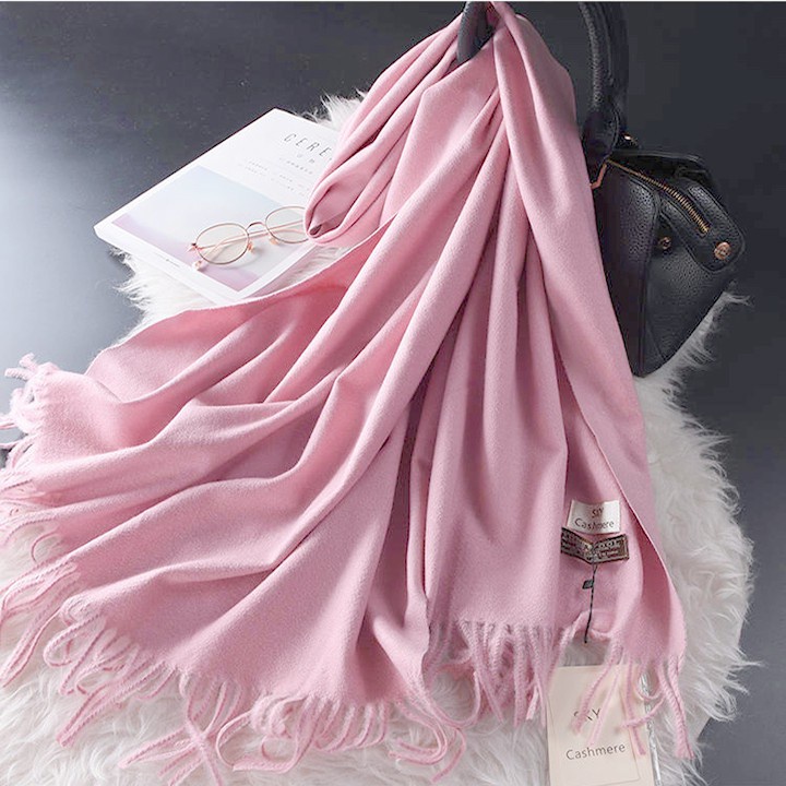 Khăn len choàng cổ nam nữ, khăn quàng cổ CASHMERE chất liệu len dạ mềm mịn quảng châu nhiều màu