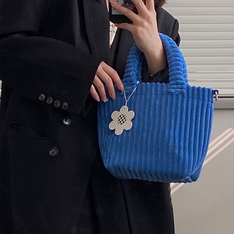 Túi Đeo Chéo mini Bằng Vải Nhung Phong Cách Hàn Quốc Dễ ThươngGYLXB569