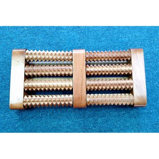 Bàn lăn chân bằng gỗ 4 hàng