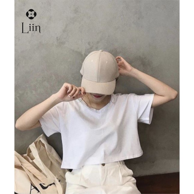 Áo phông nữ croptop Linbi freesize form rộng tay lỡ phong cách trẻ trung Liin clothing SP009 | BigBuy360 - bigbuy360.vn