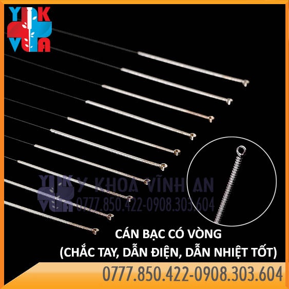 Kim Châm Cứu Tianxie Cán Bạc Loại 1 Acupunture Needle Hộp 100 Kim