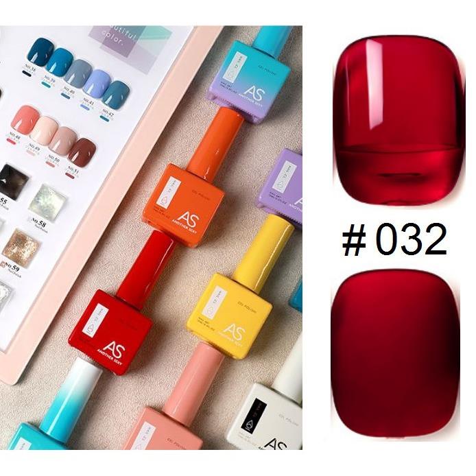 Sơn Gel AS chai Vuông mẫu mới Mã VH 31.35 ( Cam Kết Chính Hãng - làm khô sơn gel bằng máy hơ uvled )