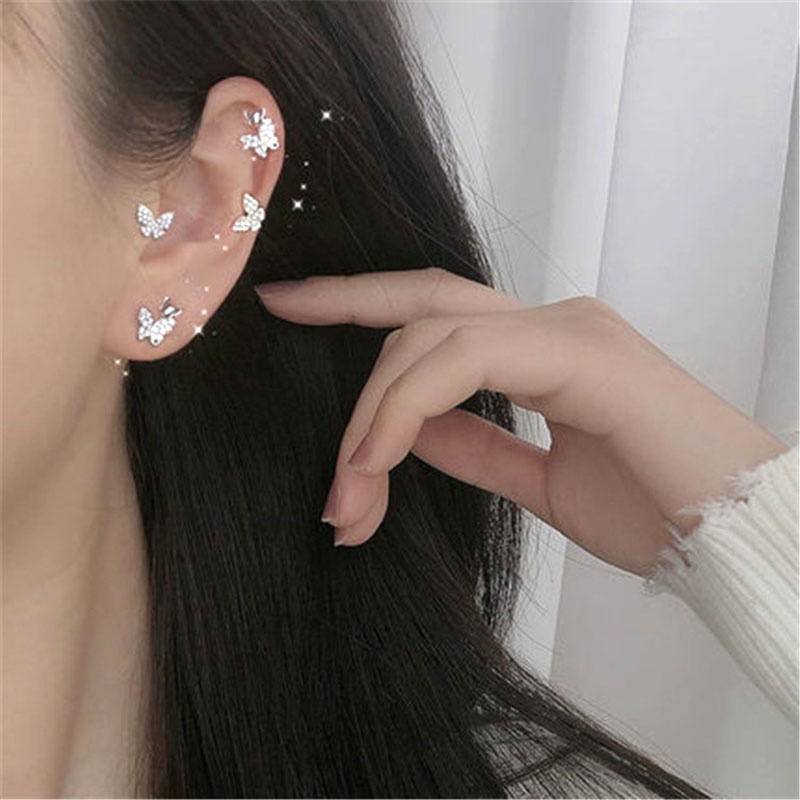 Bông Tai Hình Bướm Thời Trang Hàn Quốc Dành Cho Nữ