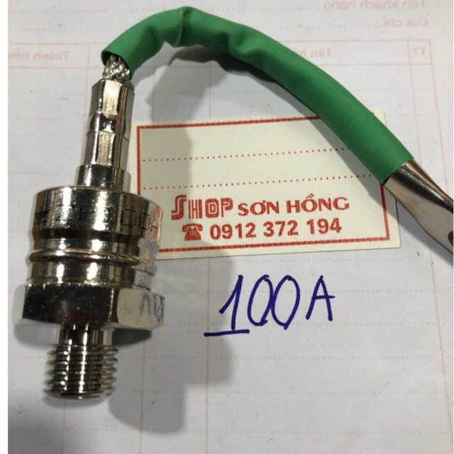 Diode chỉnh lưu đầu vặn ốc ZP100A -1200V đầu M16