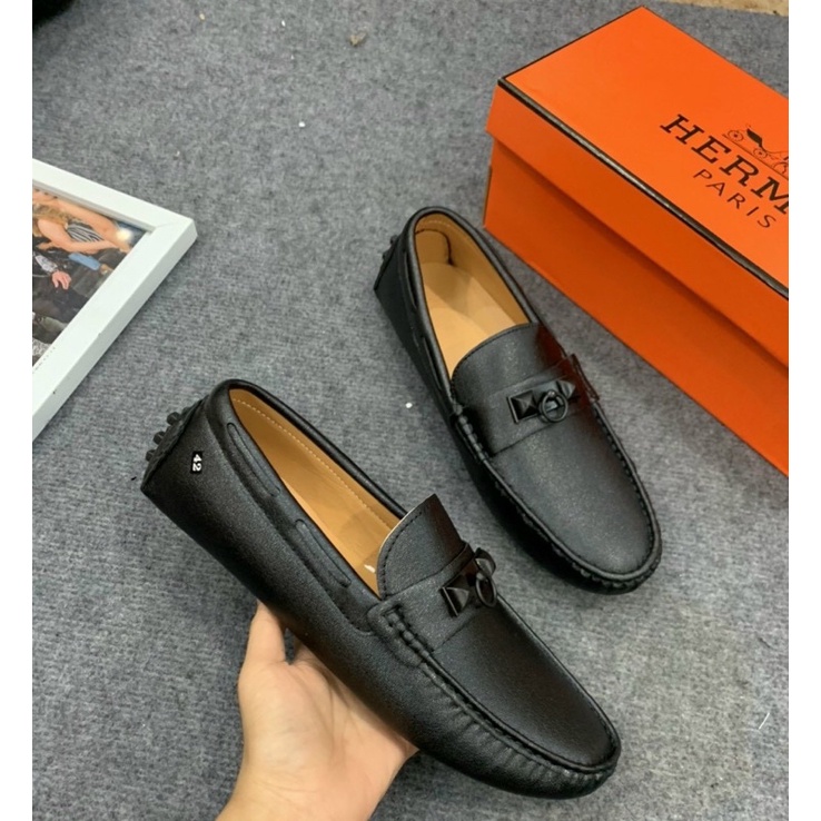 Giầy moca HM thời trang nam có hoạ tiết đơn giản, Giày sục nam phong cách lịch sự dễ phối btshop từ 38 đến 42