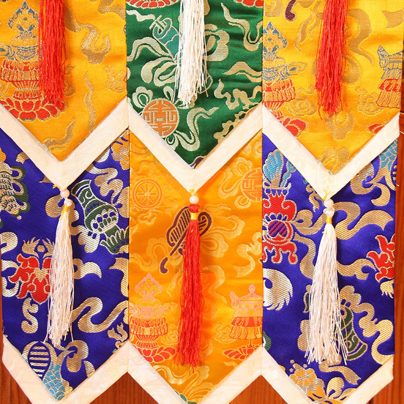 Cặp tràng phan Tây Tạng - Pháp khí Mật Tông - Phật giáo Tây Tạng