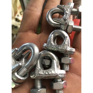 Ốc siết cáp Khóa cáp Cóc kẹp cáp - bằng Sắt