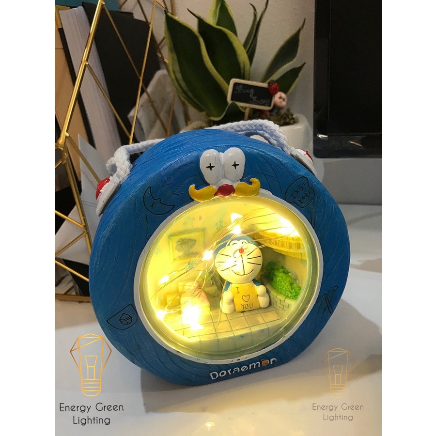 Đèn ngủ Energy Green Lighting trang trí hình Doraemon dễ thương cho bé 7 mẫu khác nhau - trang trí căn phòng vintage