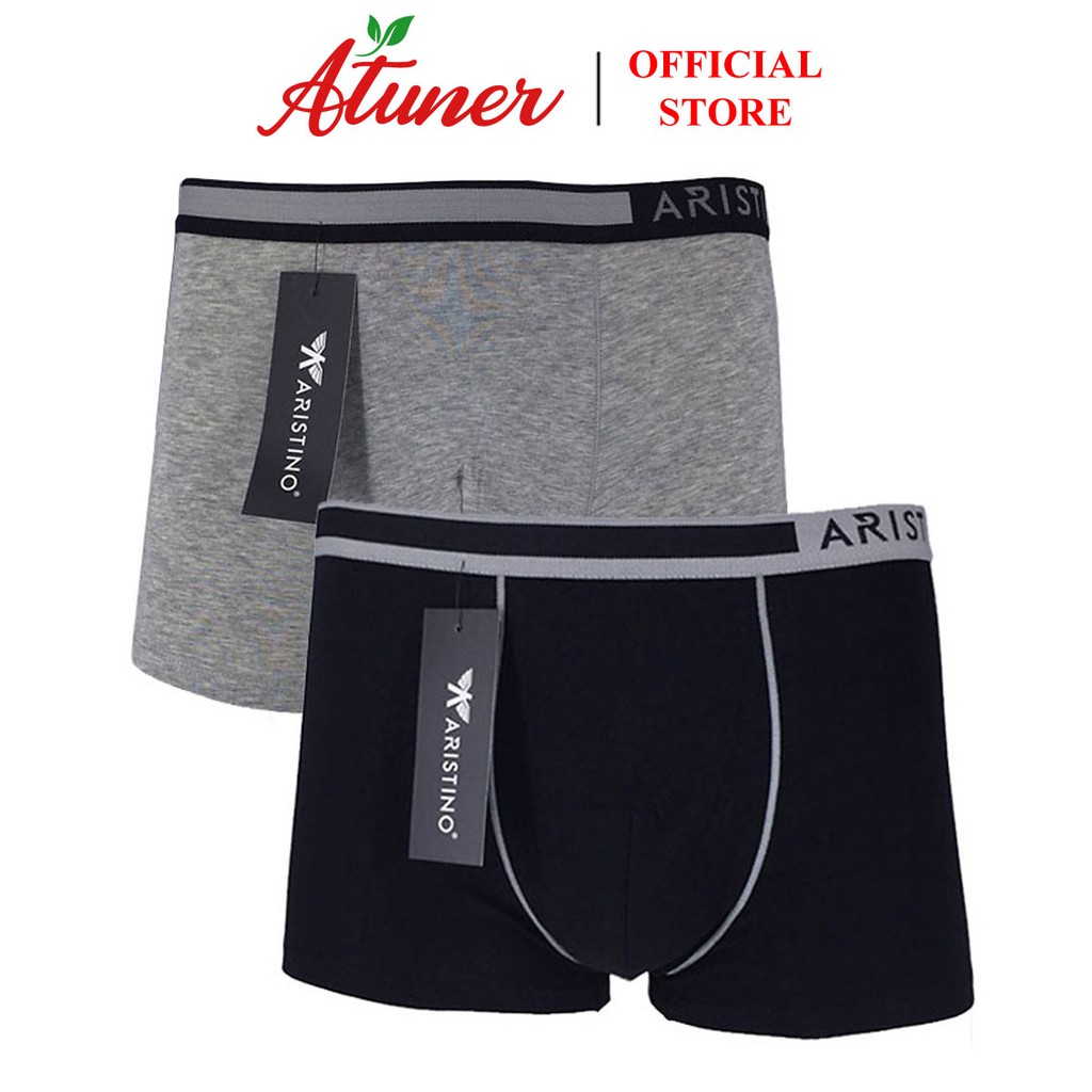 Combo 2 chiếc quần lót nam boxer thời trang cao cấp Aristino ABX 16 03, mềm mại, thoáng mát