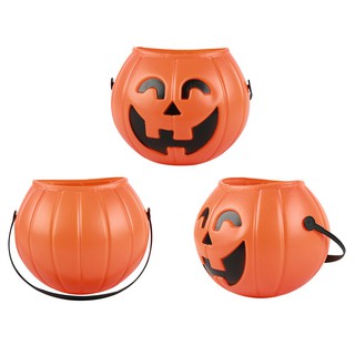 Here Xô đựng kẹo bí đỏ Halloween