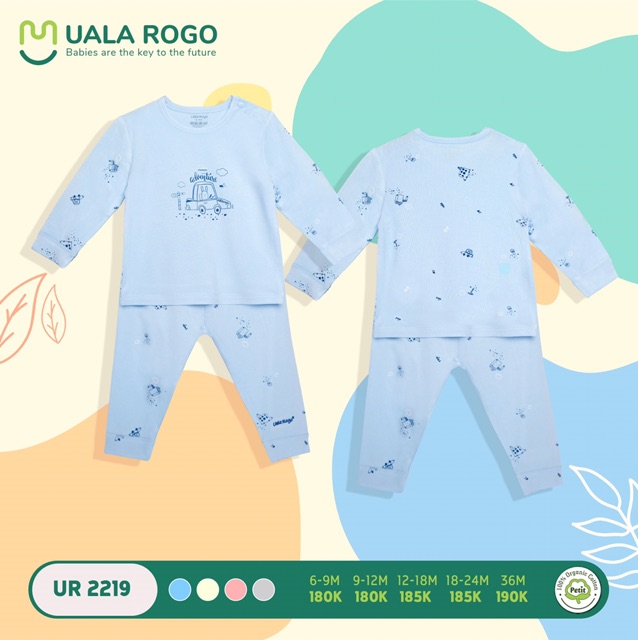 Bộ dài tay pettit UALAROGO(6m-3y)