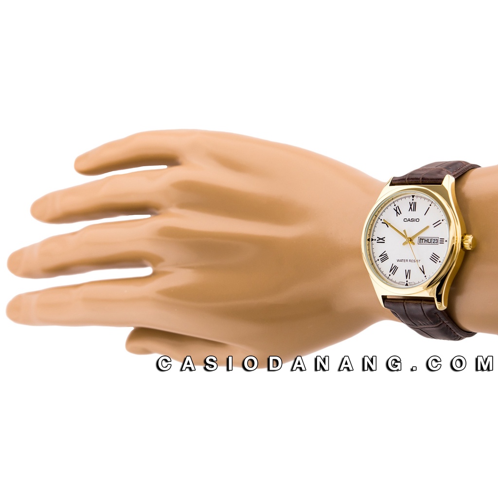 Đồng hồ nam dây da Casio chính hãng Anh Khuê MTP-V006GL-7BUDF (38mm)