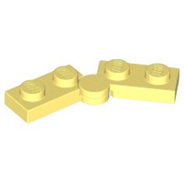 Gạch Lego tấm 1 x 4 có khớp xoay / Lego Part 2429c01   (2429 / 2430): Hinge Plate 1 x 4 Swivel Base