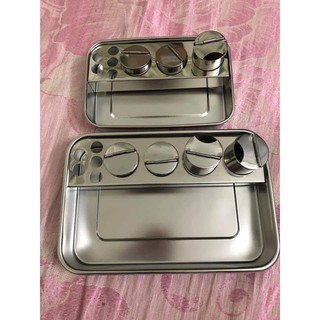Bộ khay inox dùng trong y tế spa thẫm mỹ viện