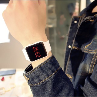 Đồng Hồ Nam Nữ LED Điện Tử Dây Cao Su