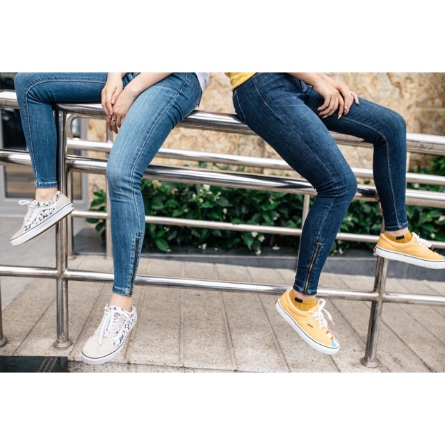 Quần Skinny dây kéo lai