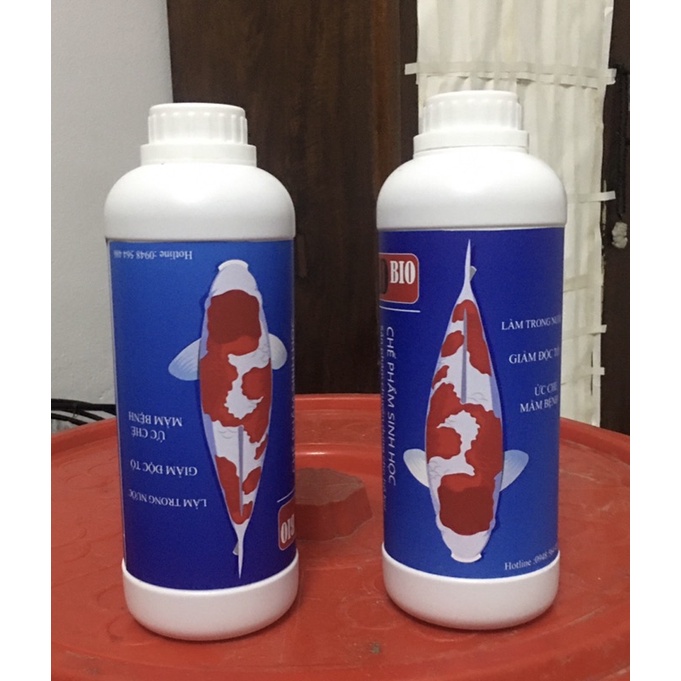 Vi sinh cho cá cảnh , cá KOI-Chăm sóc sức khỏe cá KOI-Hàng Việt Nam-Chai(1000Ml)