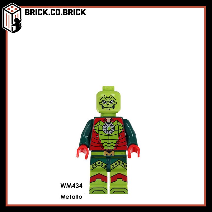 WM6020 - Đồ chơi lắp ráp minifigures và lego siêu anh hùng -Mask Robocop Blade Luke Cage Joker Hellboy Metallo Cheeta