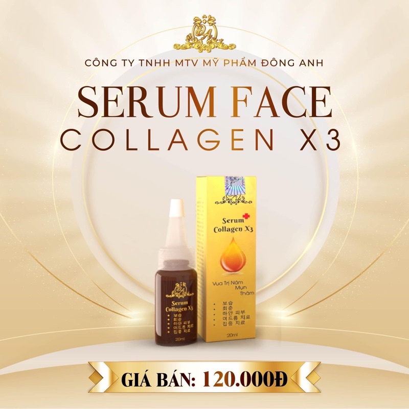 SERUM NÁM COLLAGEN X3 MỸ PHẨM ĐÔNG ANH (CHÍNH HÃNG 100%)